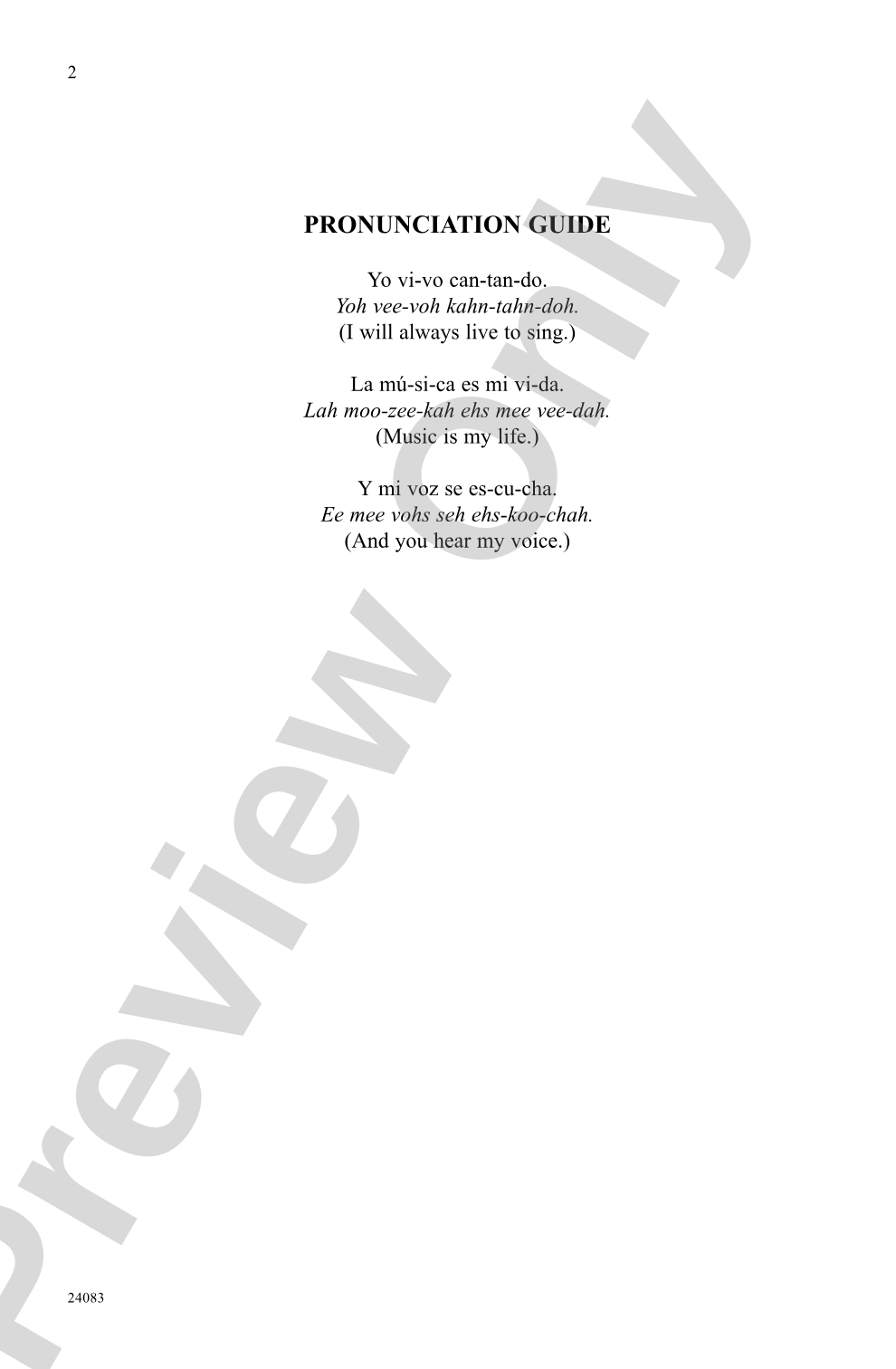 Yo Vivo Cantando (I Live to Sing): SATB Choral Octavo