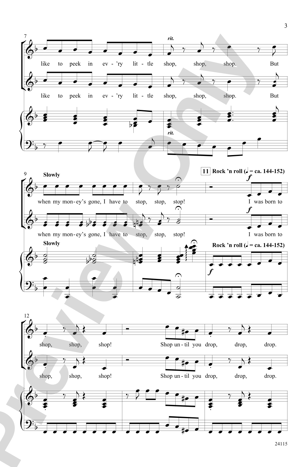 Born to Shop!: 2-Part Choral Octavo