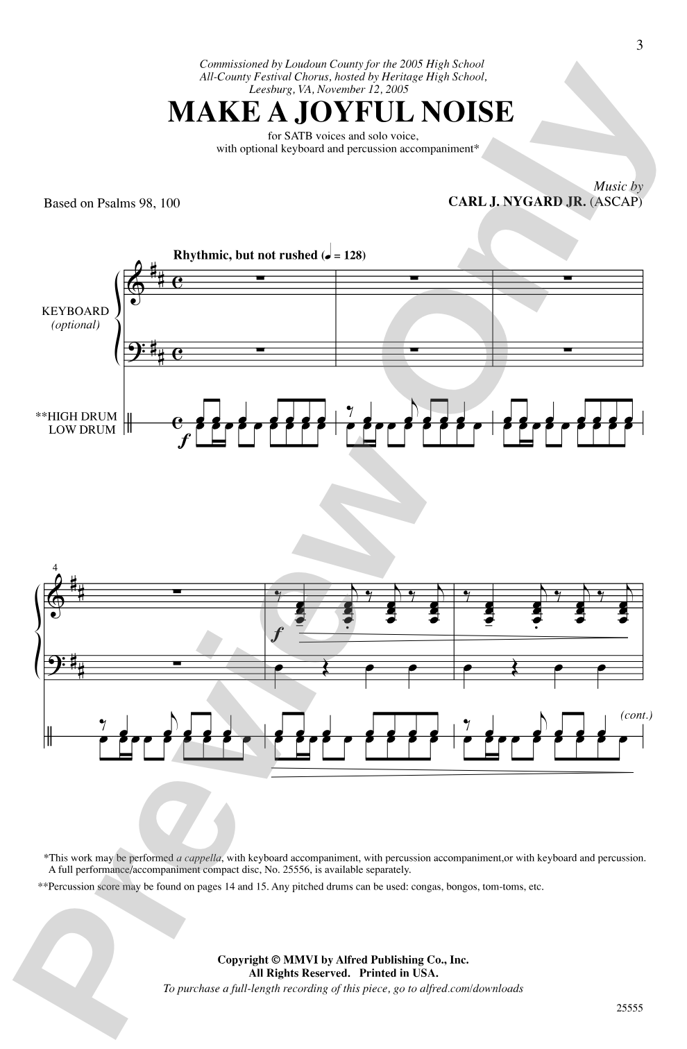 Make a Joyful Noise: SATB Choral Octavo