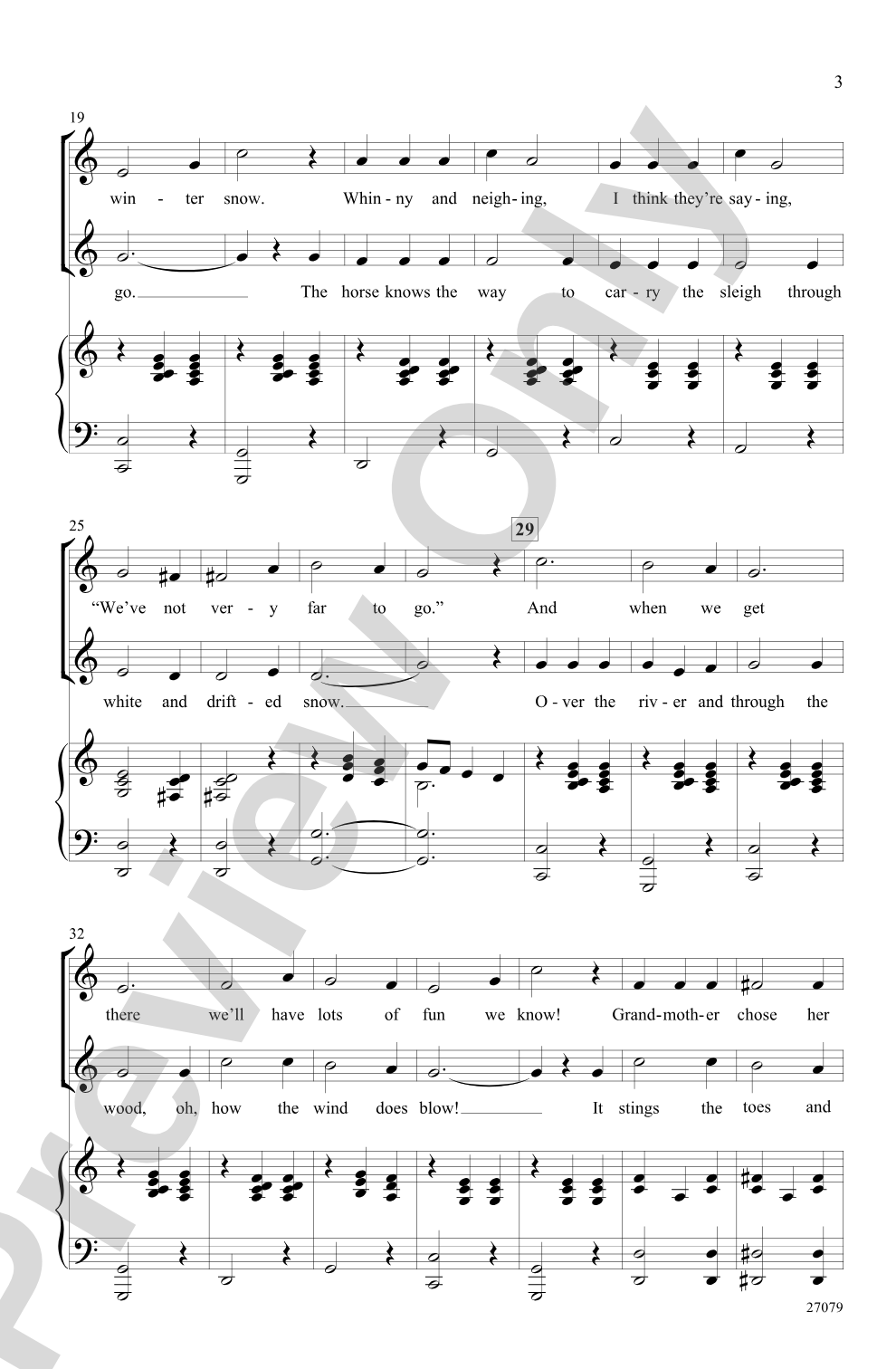 Over the River: 2-Part Choral Octavo