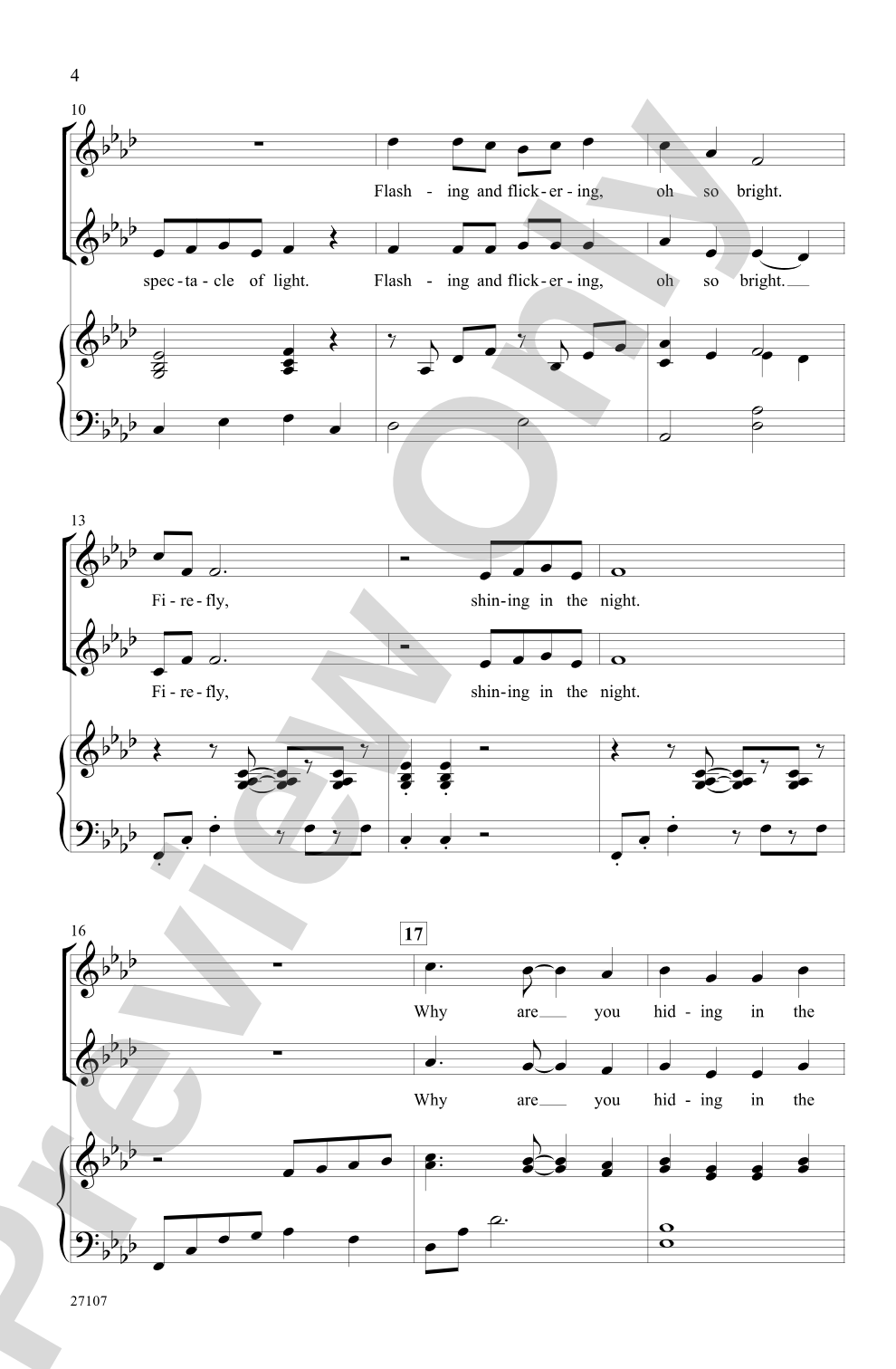 Firefly: 2-Part Choral Octavo