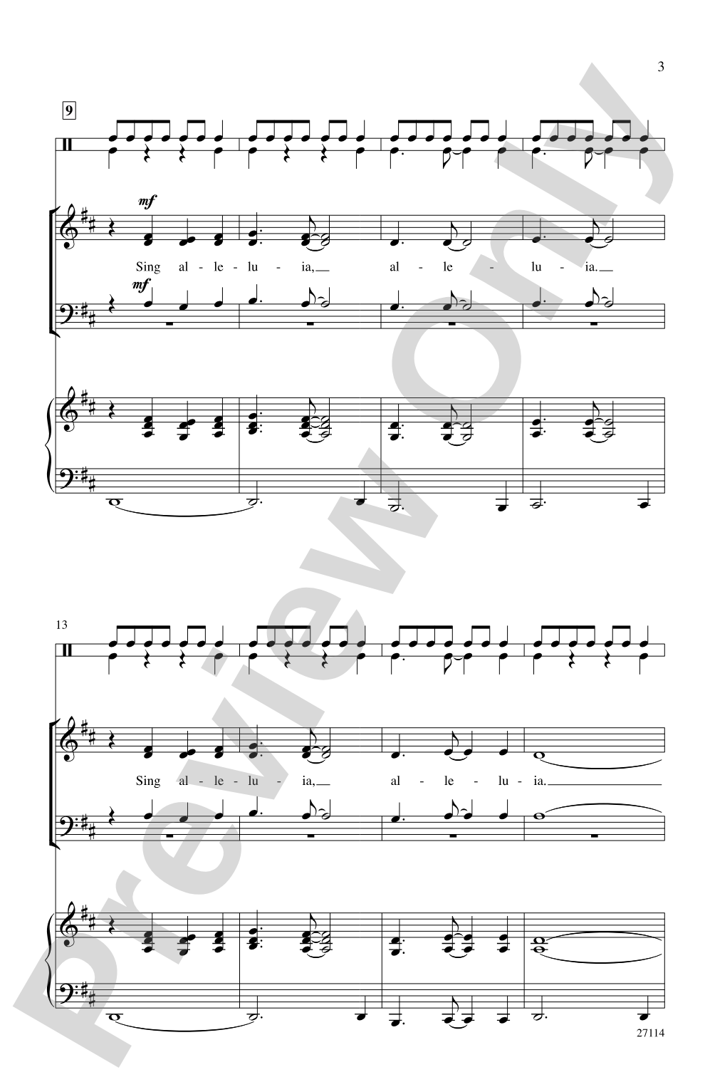 African Alleluia: SATB Choral Octavo