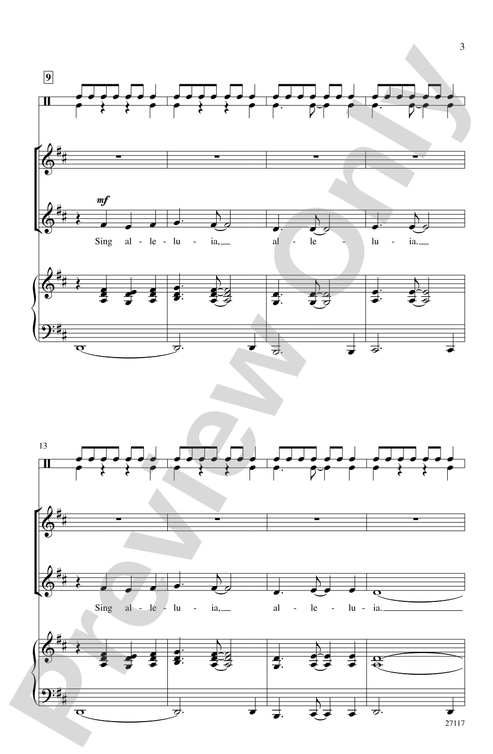 African Alleluia: 2-Part Choral Octavo