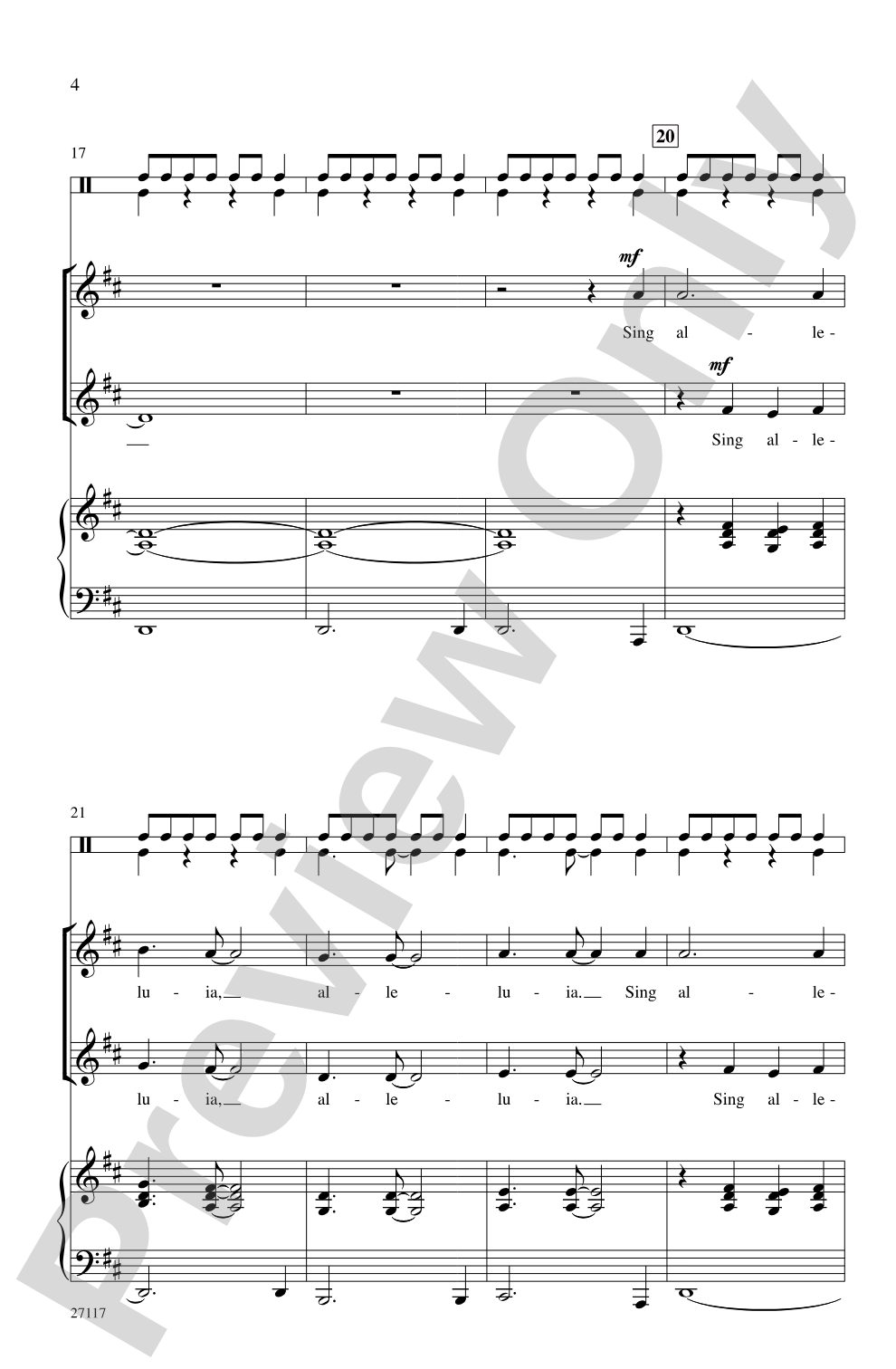 African Alleluia: 2-Part Choral Octavo