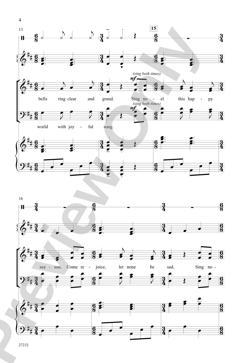 A Welsh Noel: SATB Choral Octavo