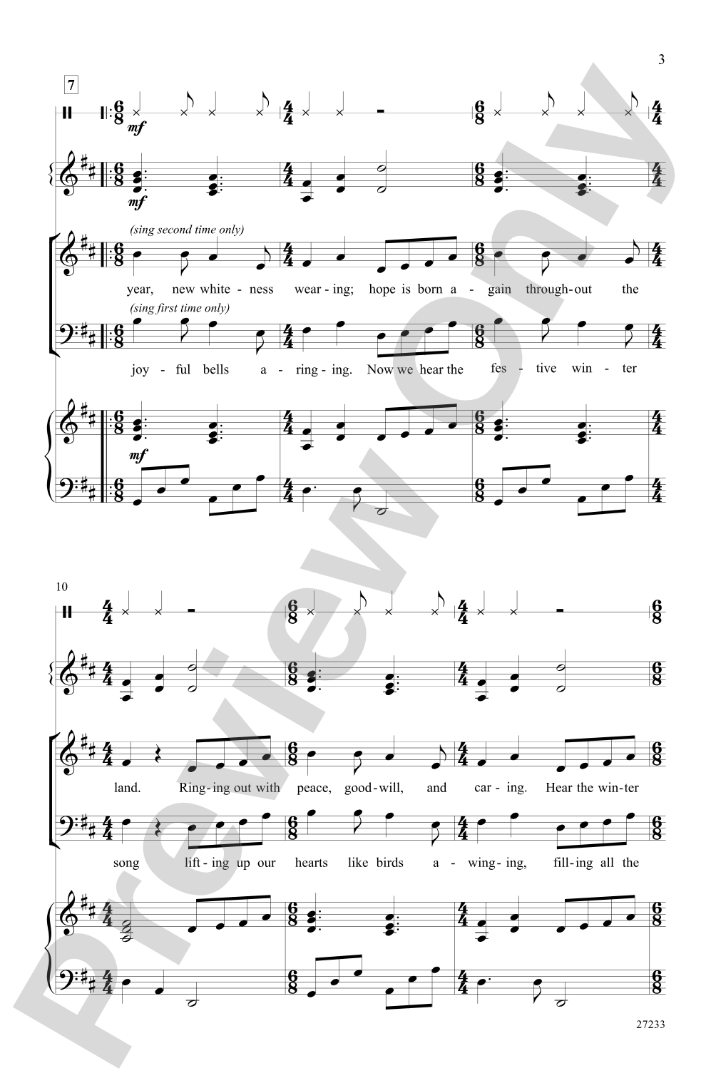 A Welsh Noel: SSAB Choral Octavo