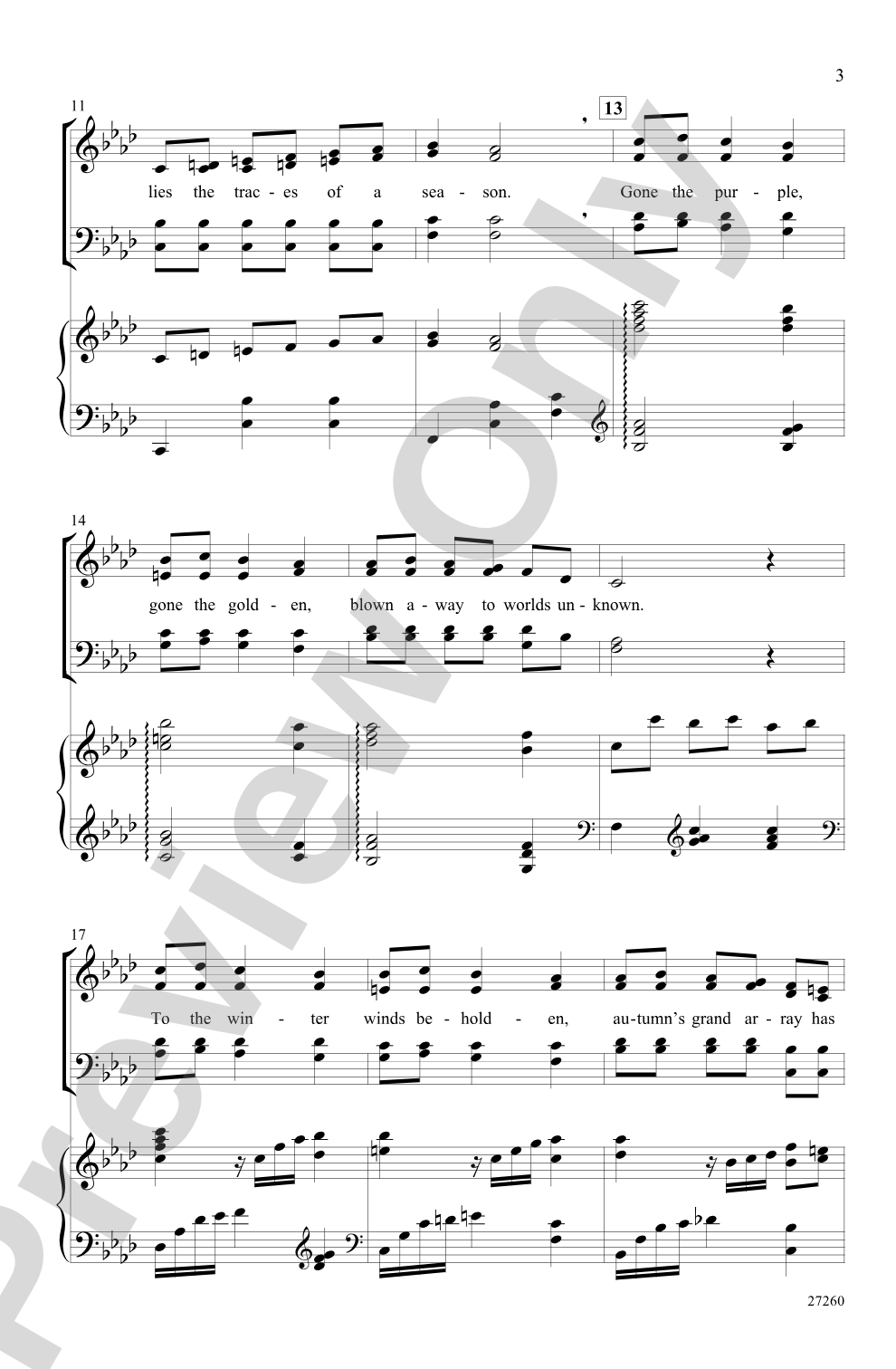 WinterSong: SATB Choral Octavo