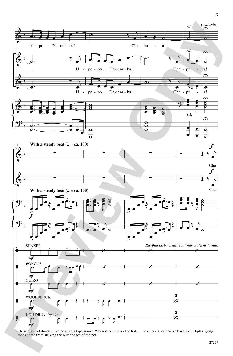 Chapua Kali Desemba (Chasing the Wild Winds of December - Swahili): 2-Part Choral Octavo
