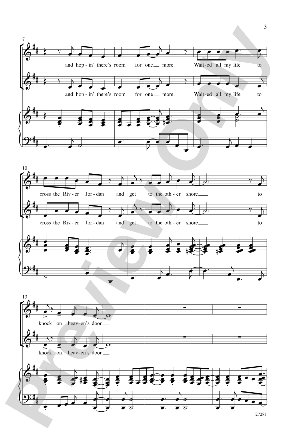 Walkin' On Up (To Heaven's Door): 2-Part Choral Octavo