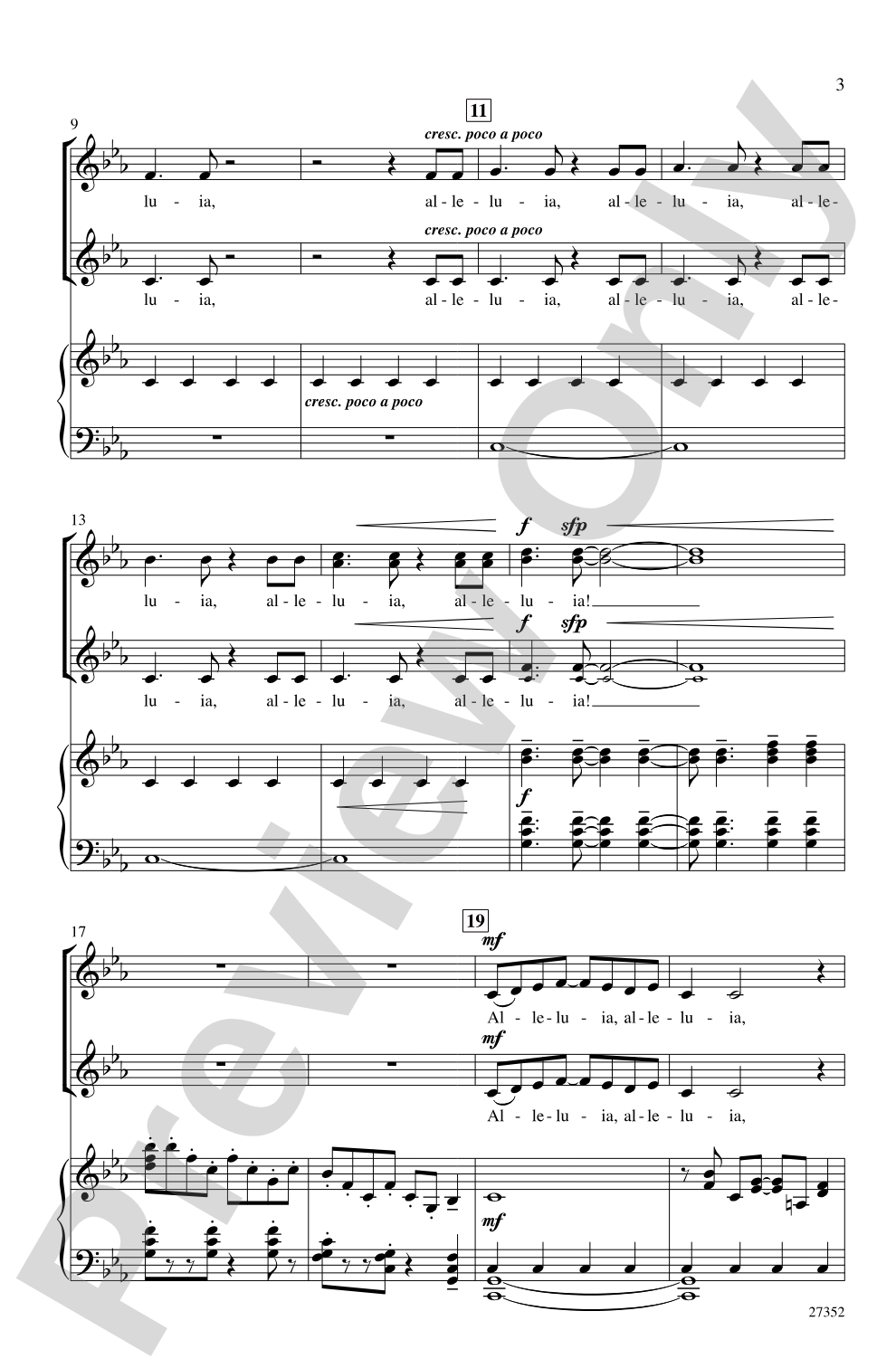 Alleluia for Our Time: SSA Choral Octavo