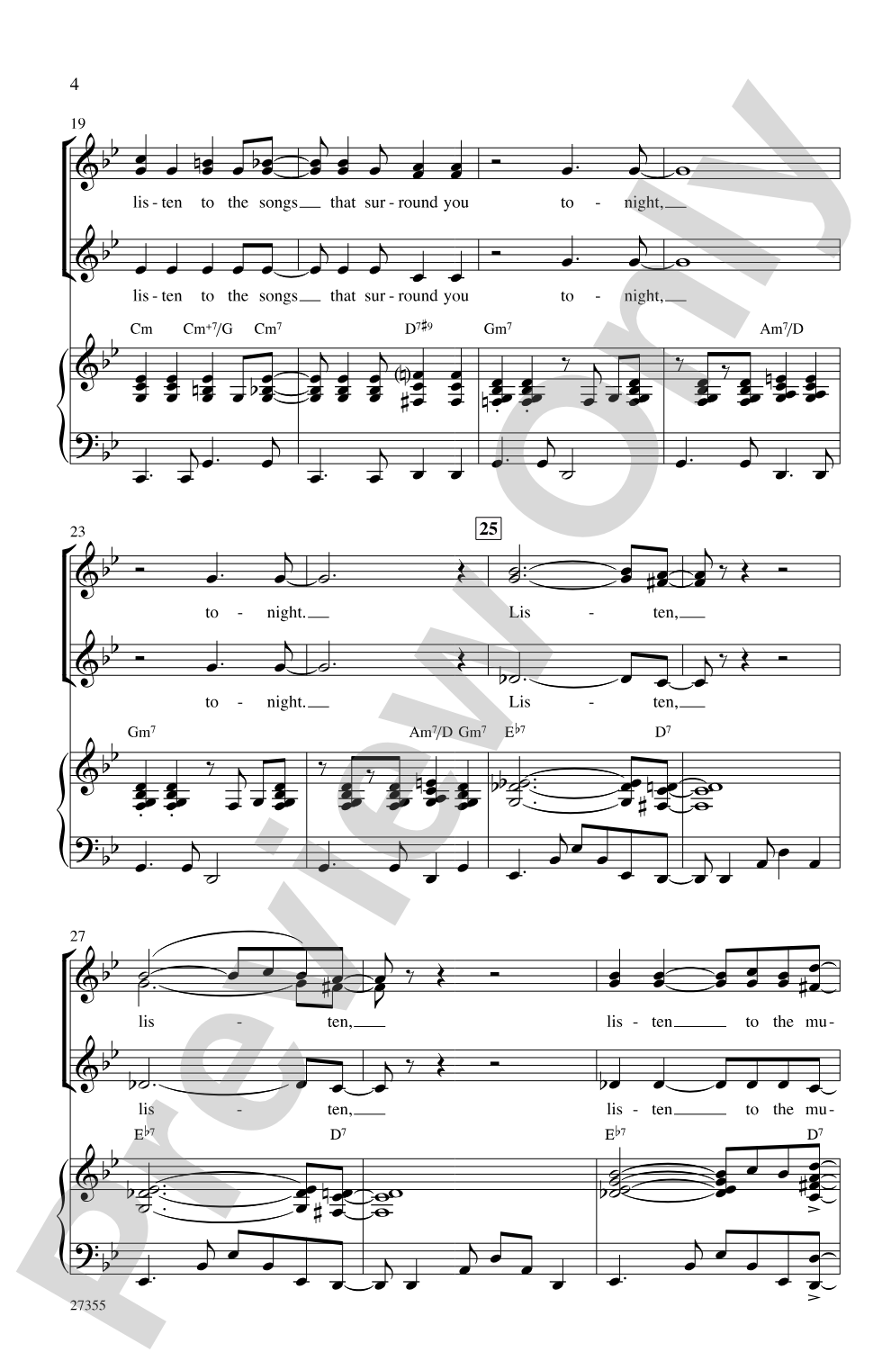 The Music of Life: SSA Choral Octavo