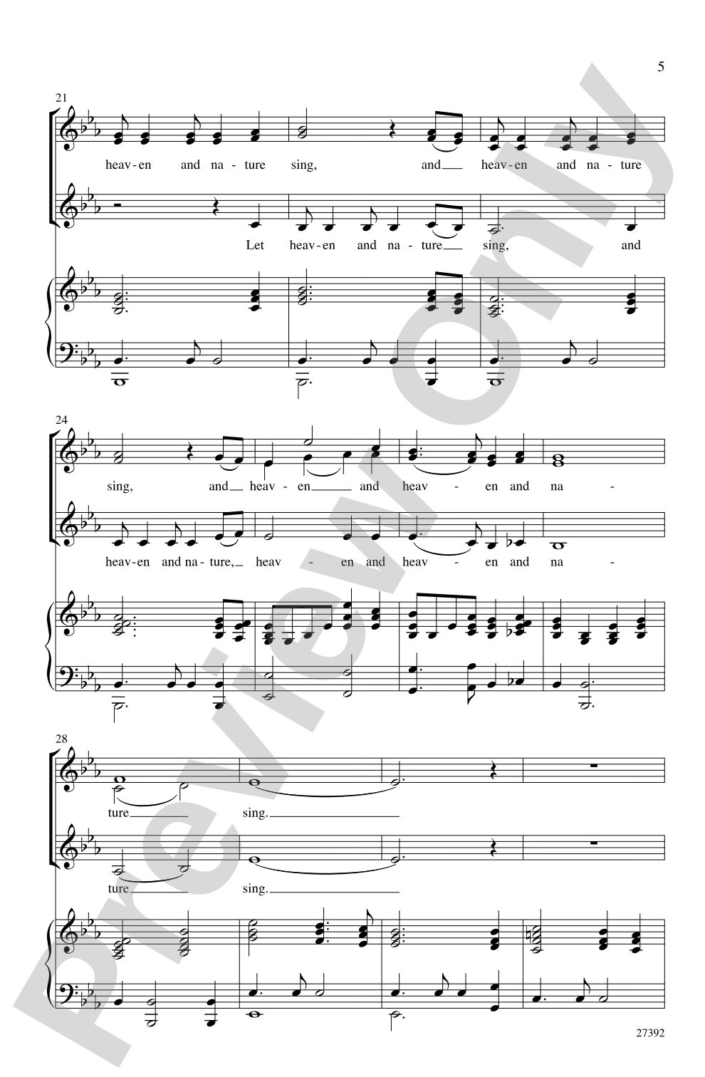 Sing Joy: A Medley of Carols: SSA Choral Octavo