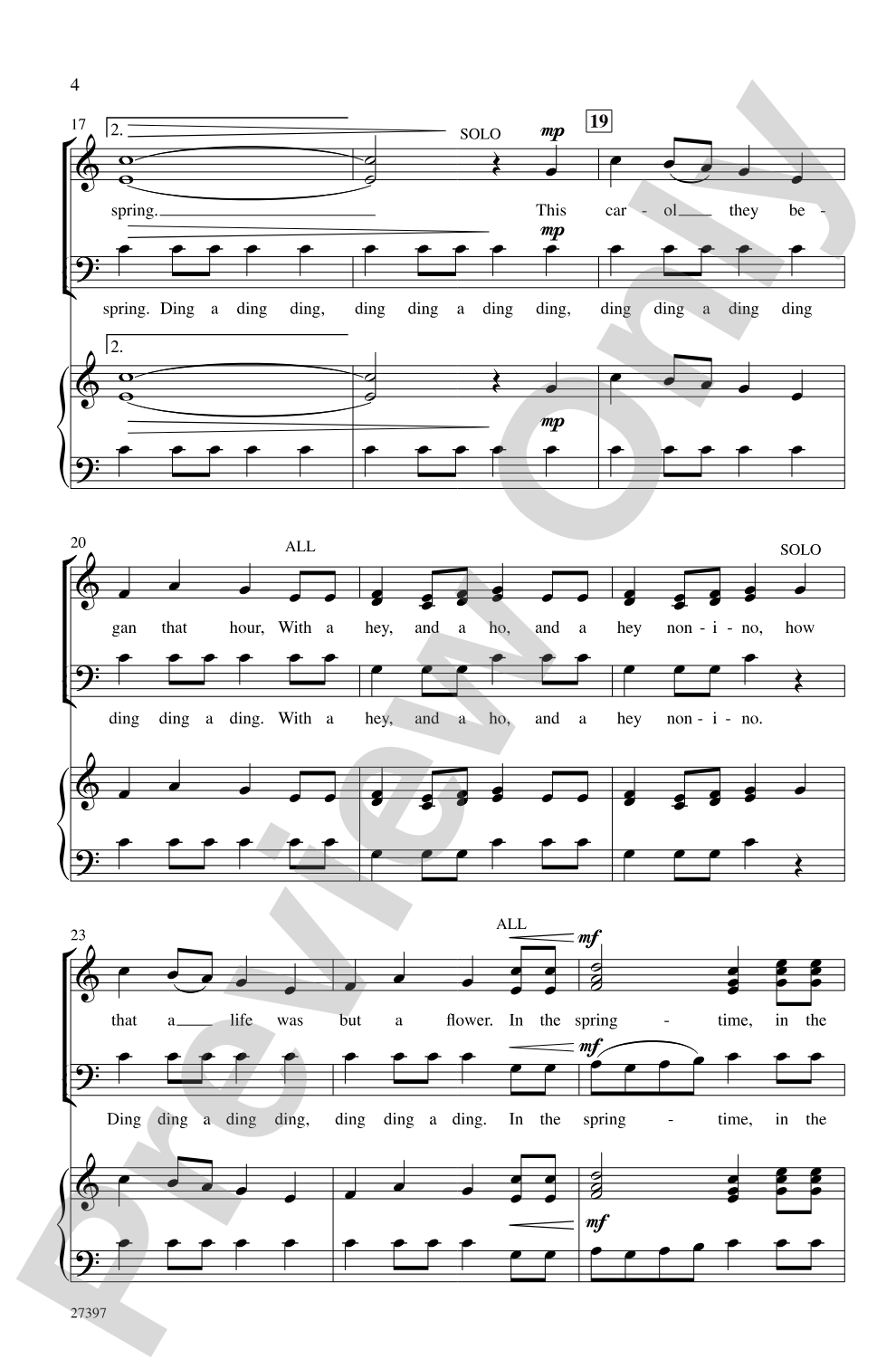 Three Shakespeare Settings: 3-Part Mixed, <I>a cappella</I> Choral Octavo