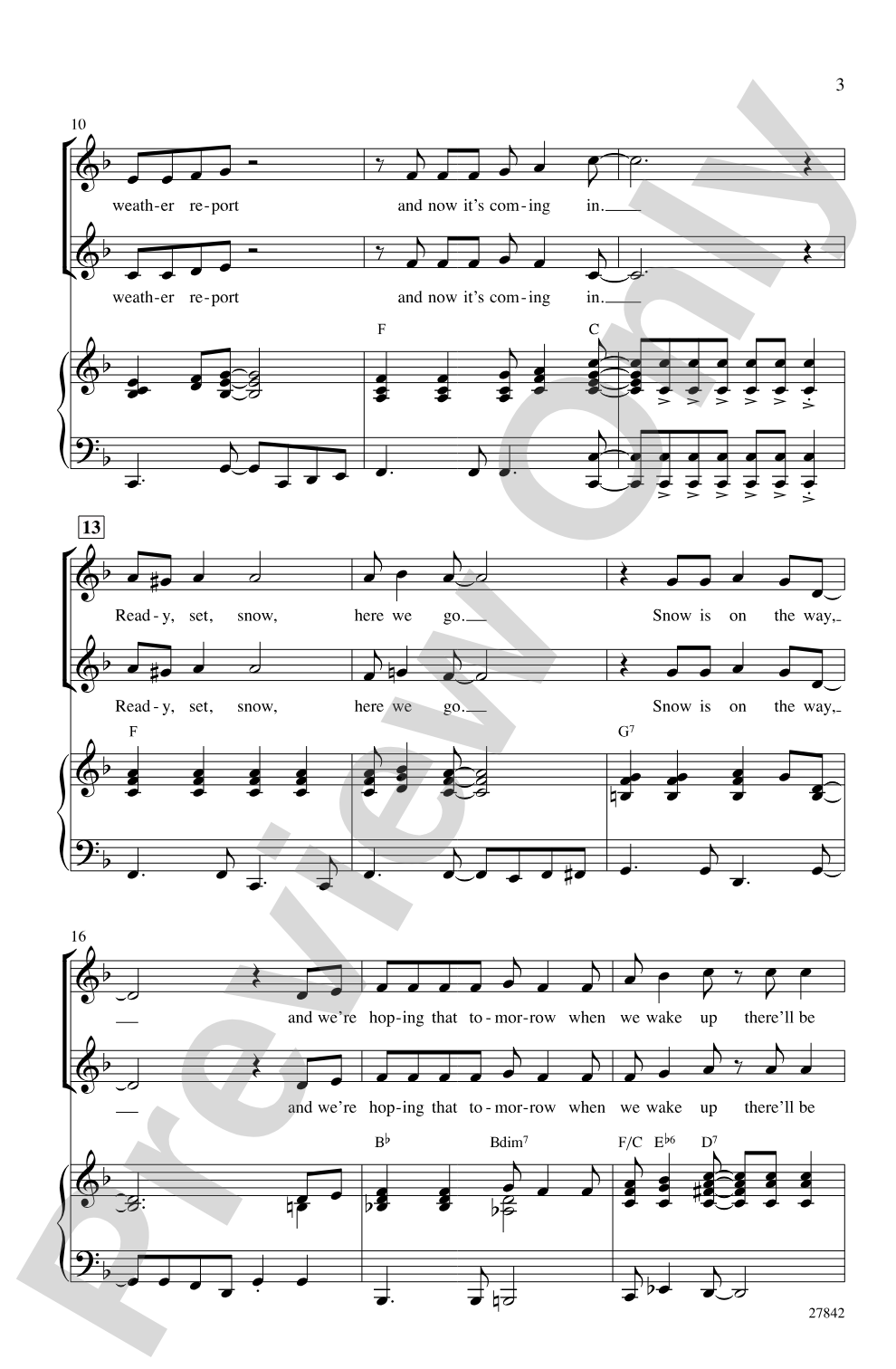 Ready, Set, Snow: 2-Part Choral Octavo