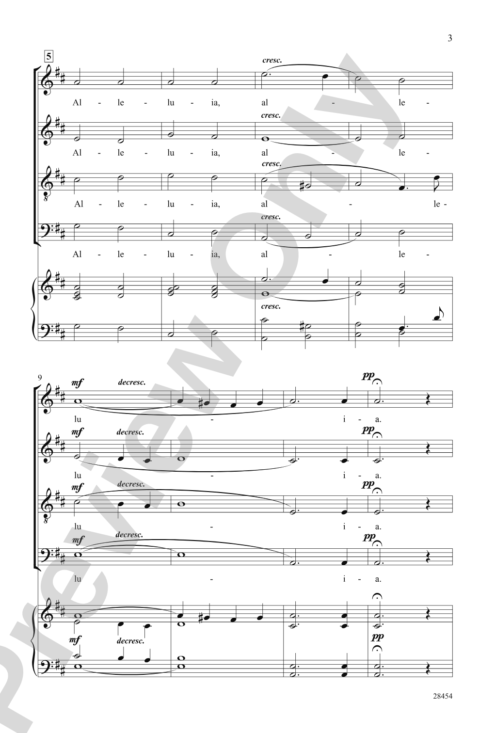 Russian Alleluia: SATB, <i>a cappella</i> Choral Octavo