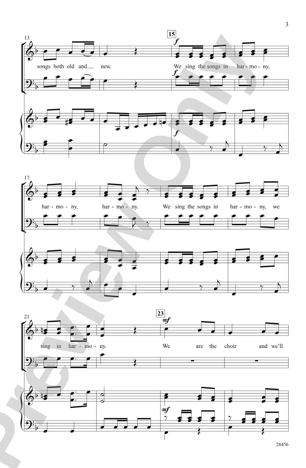 We Are the Choir: SAB Choral Octavo