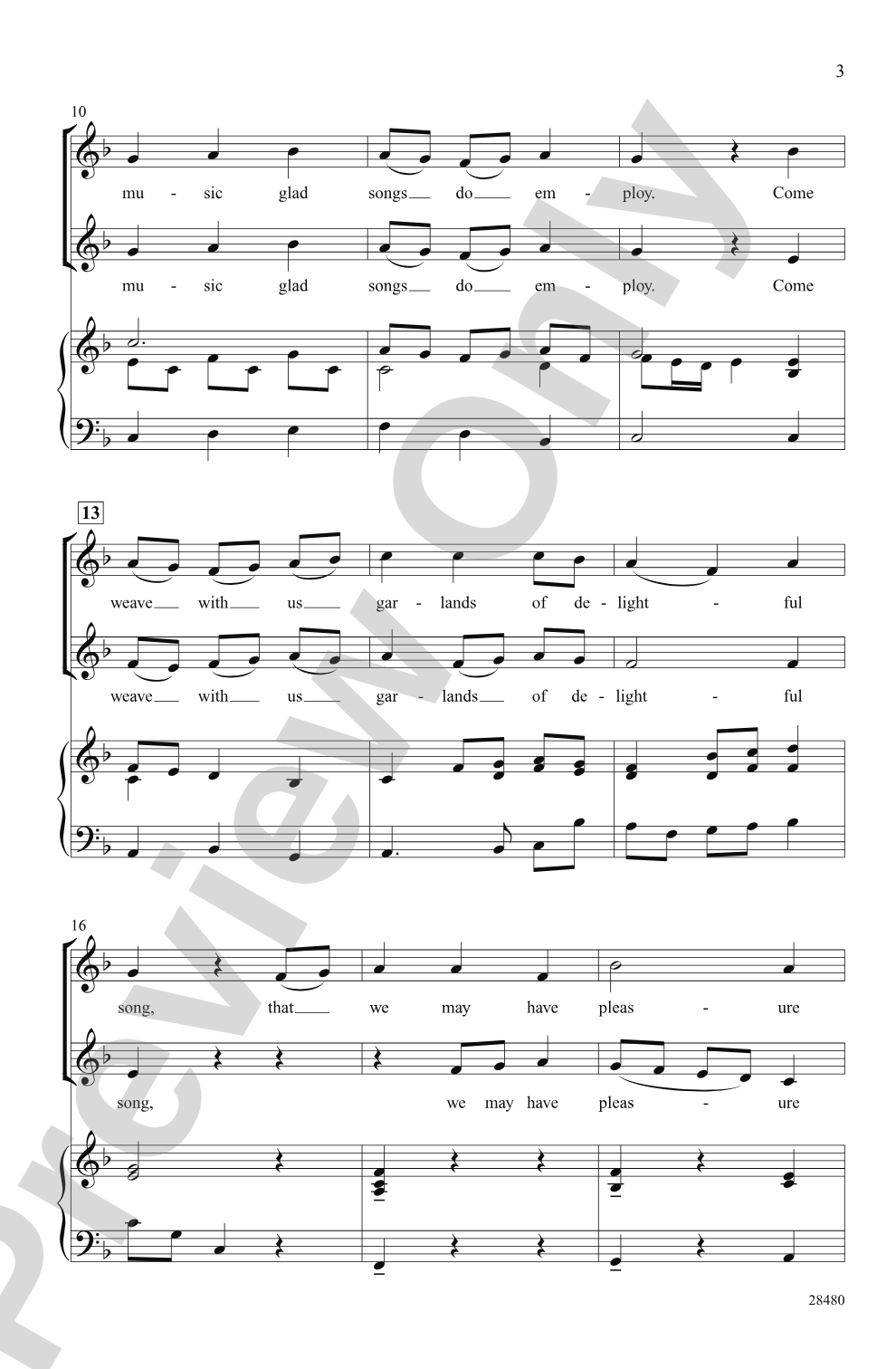 A Very Merry Madrigal: SSA Choral Octavo