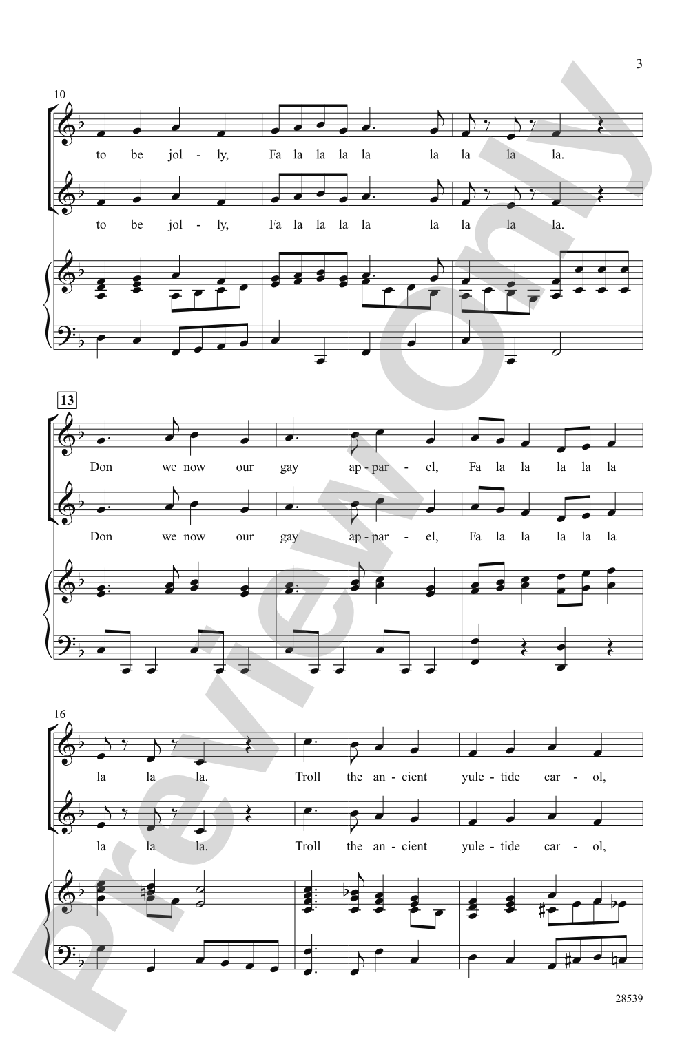 Various Themes on "Fa-La-La": 2-Part Choral Octavo