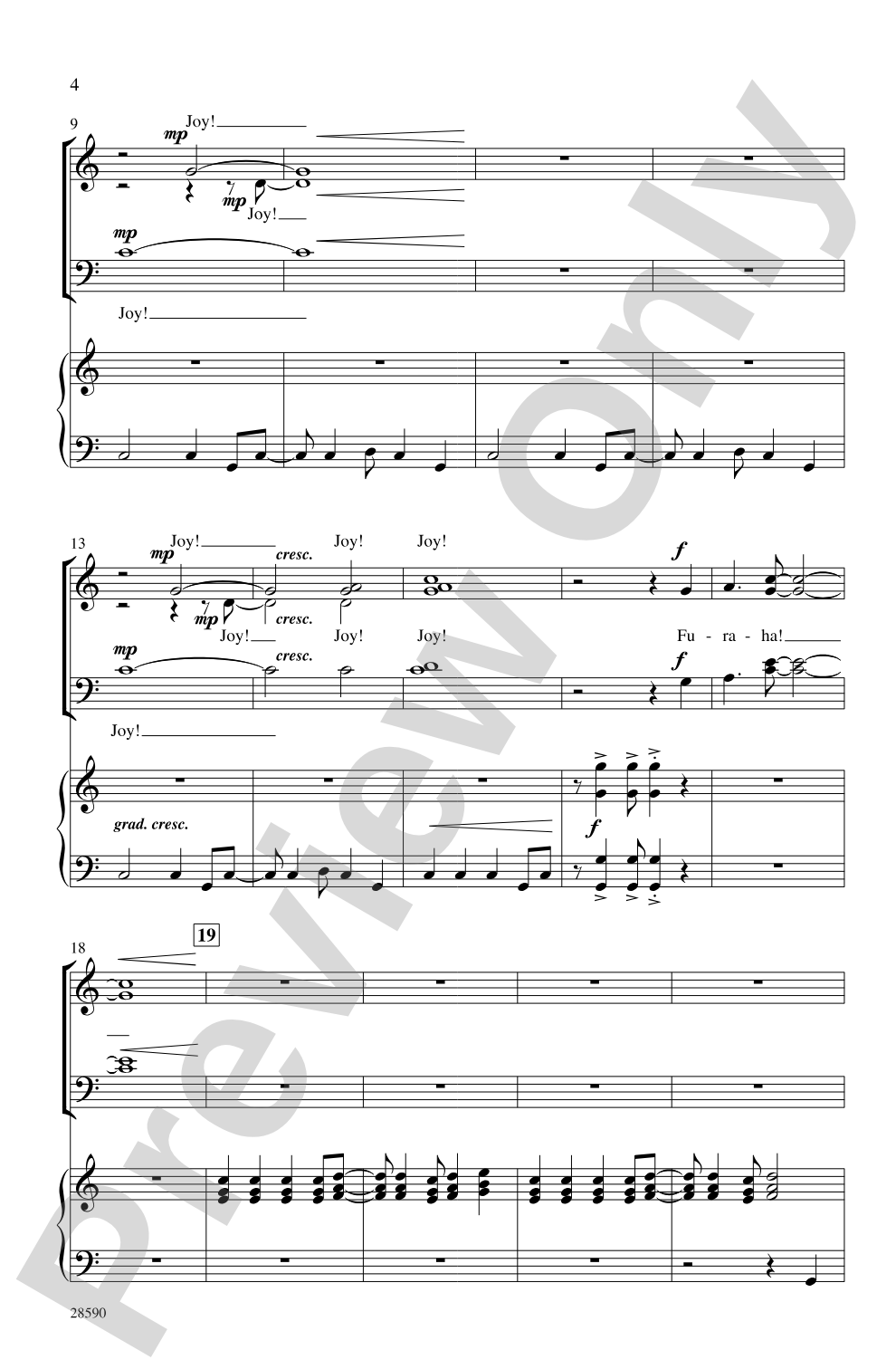 Furaha! (Joy! - Swahili): SATB Choral Octavo