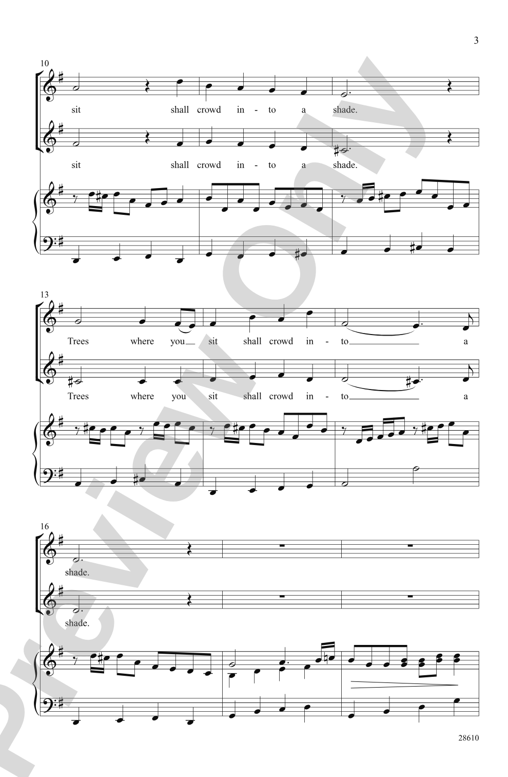 Where'er You Walk (from <i>Semele</i>): 2-Part Choral Octavo