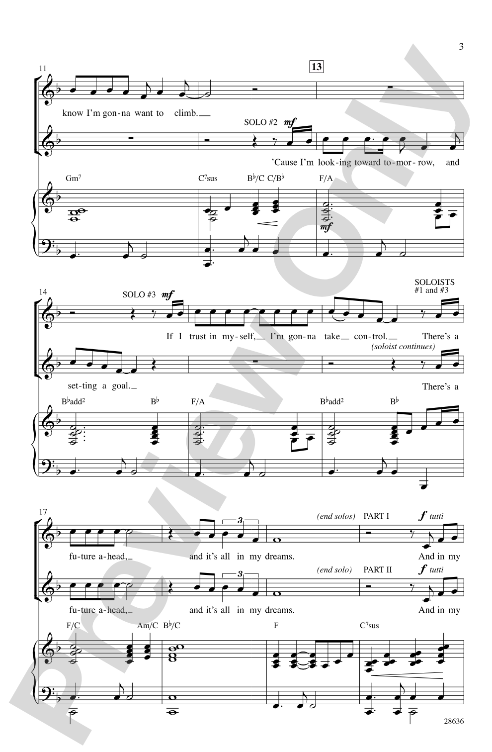 In My Dreams: 2-Part Choral Octavo