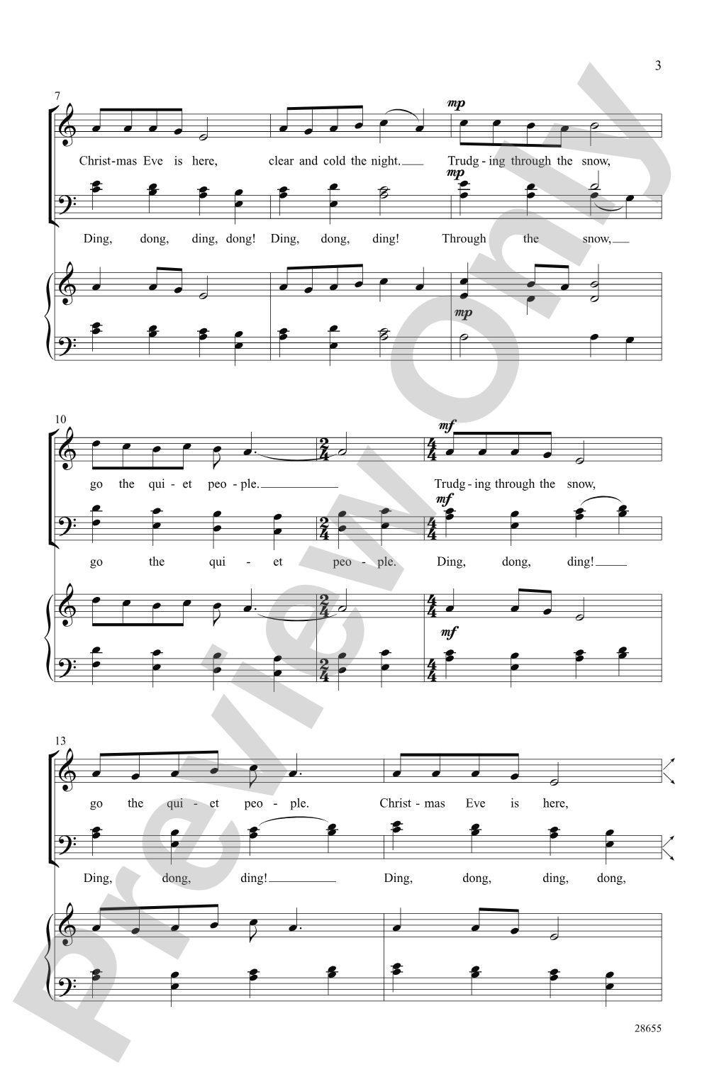Christmas Eve Is Here: SATB Choral Octavo