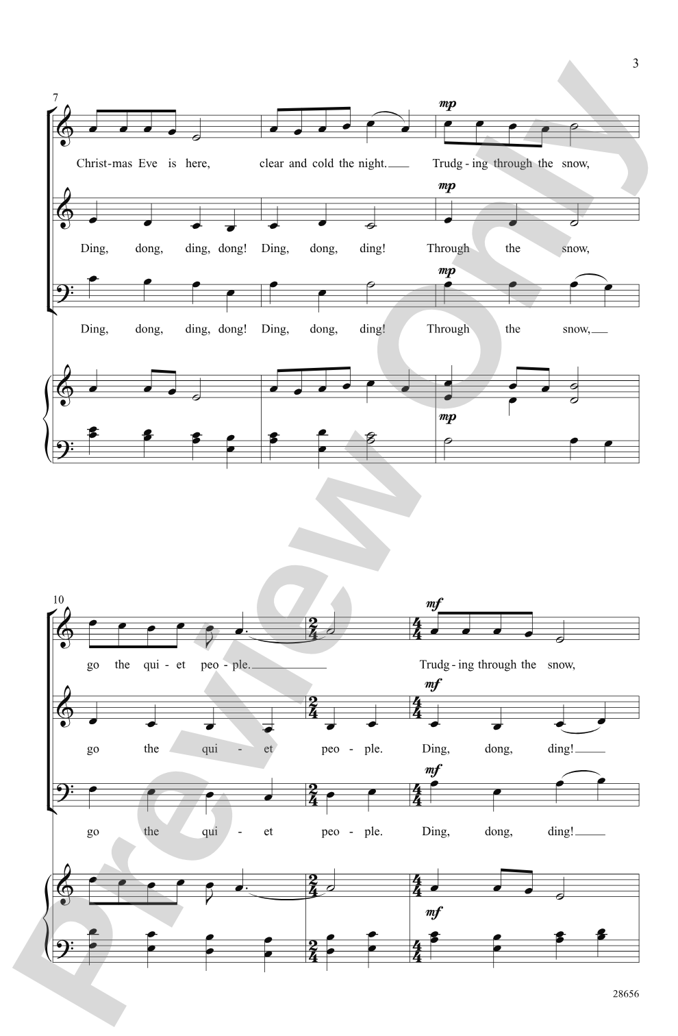 Christmas Eve Is Here: SAB Choral Octavo
