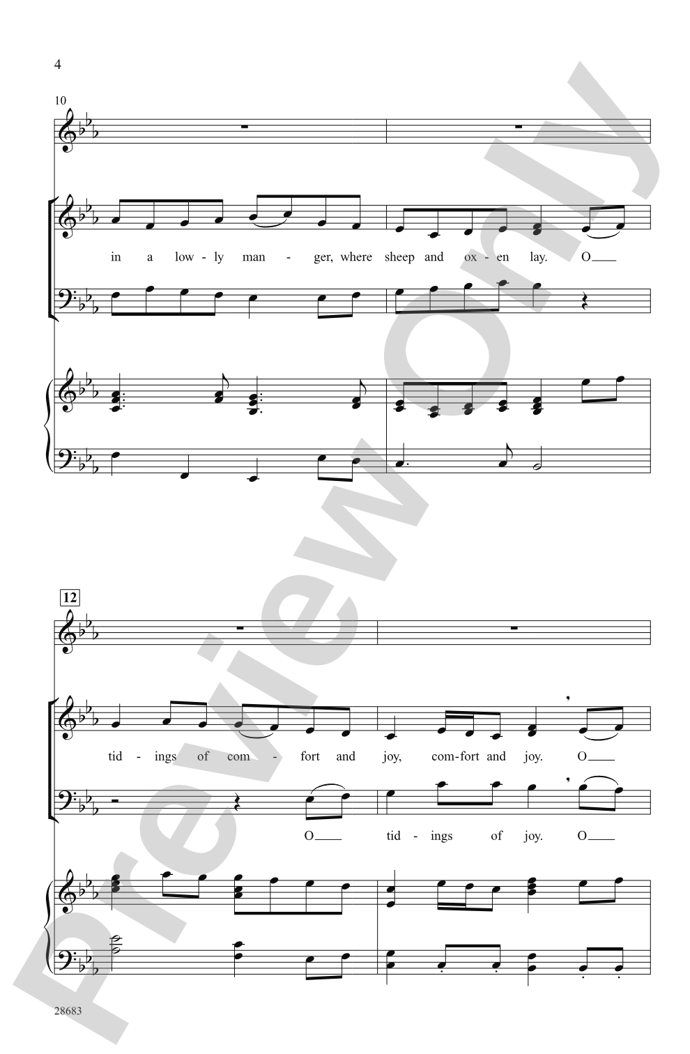 Tidings of Comfort and Joy: SATB Choral Octavo