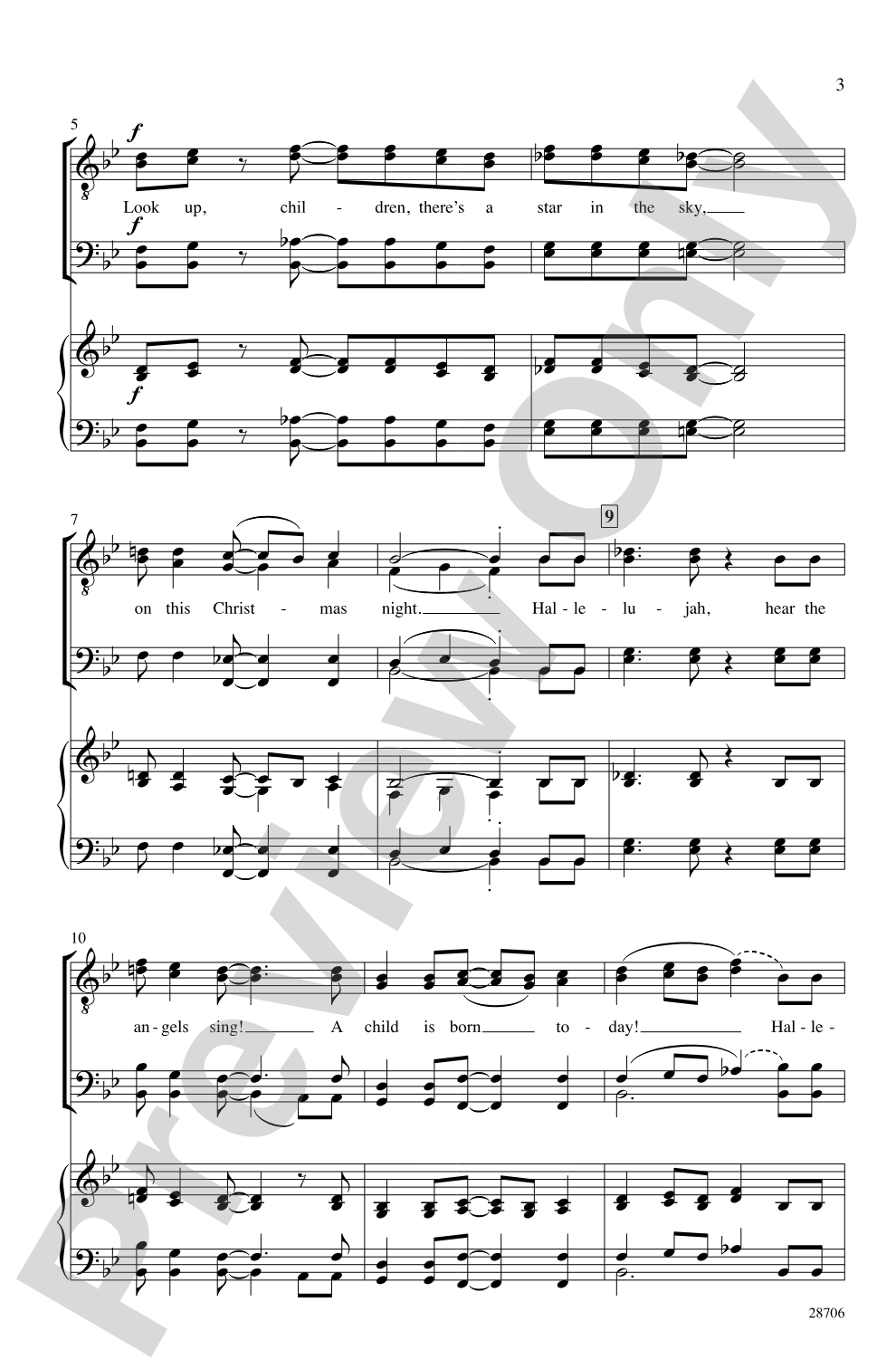 Look Up, Children (A Christmas Spiritual): TTBB, <i>a cappella</i> Choral Octavo