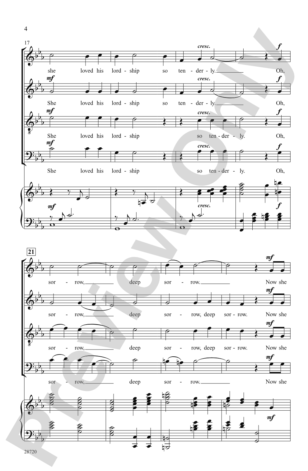 The Lass from the Low Country: SATB Choral Octavo