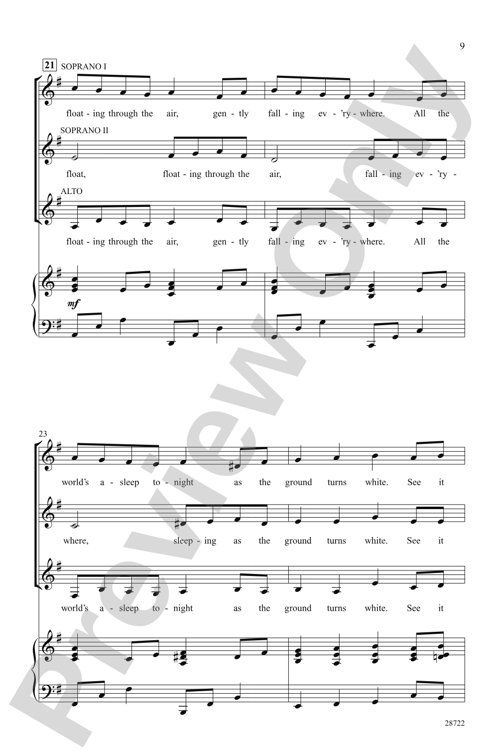 Seasons (A Choral Song Cycle): SSA Choral Octavo