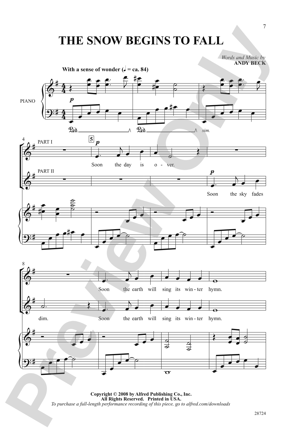 Seasons (A Choral Song Cycle): 2-Part Choral Octavo