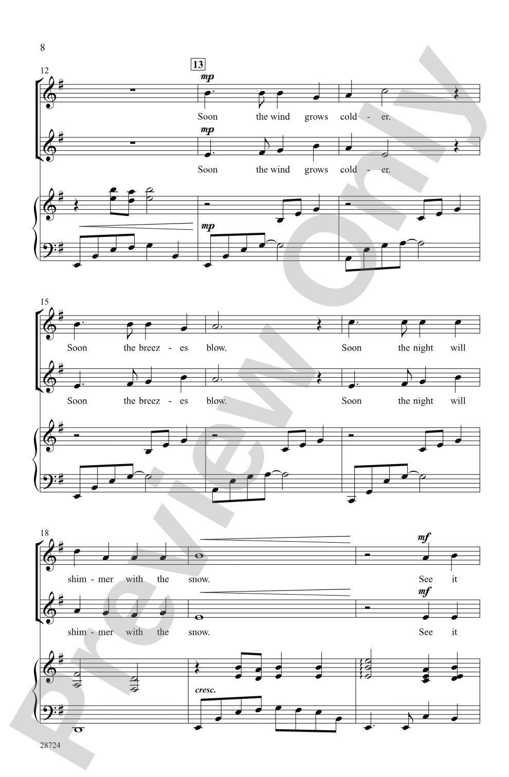 Seasons (A Choral Song Cycle): 2-Part Choral Octavo