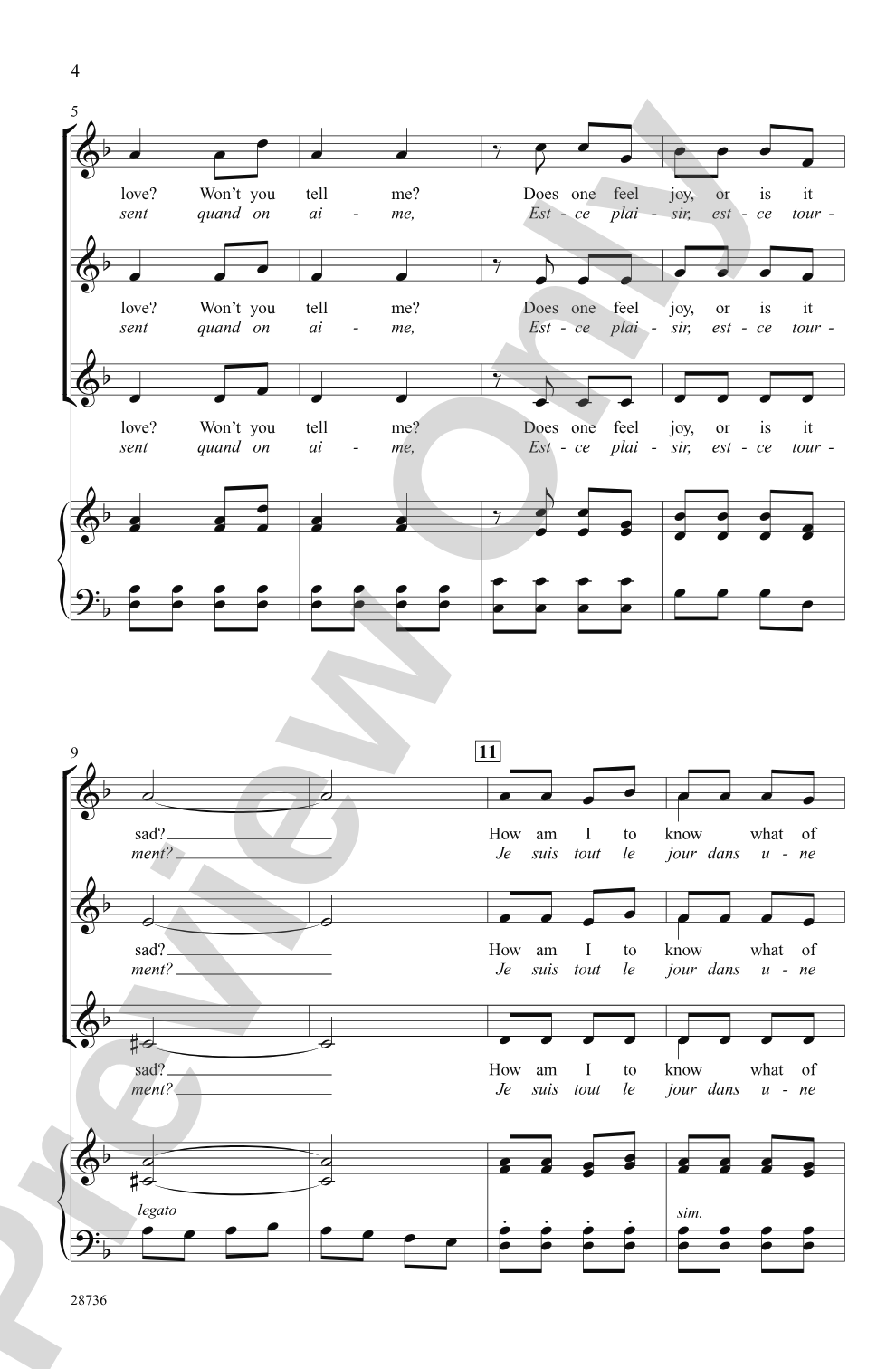 Bergerettes 2: Mother, Please Explain: SSA Choral Octavo