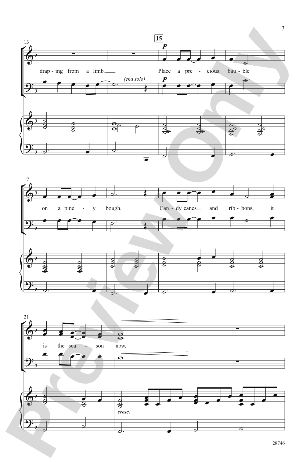 Light the Lights: 3-Part Mixed Choral Octavo