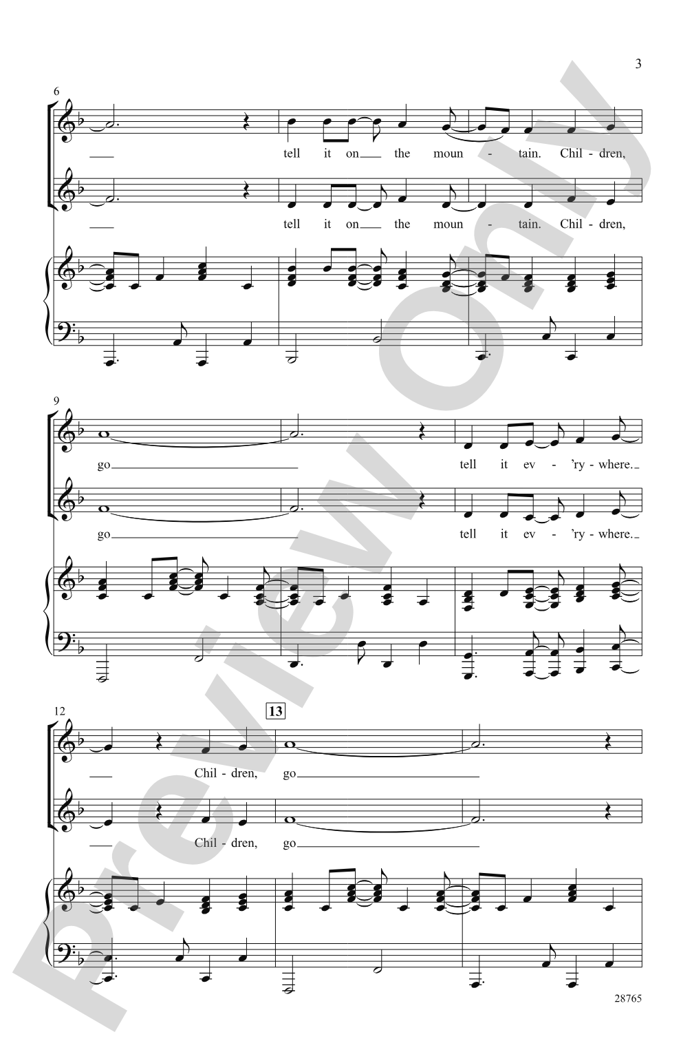 Children, Go Tell It!: 2-Part Choral Octavo