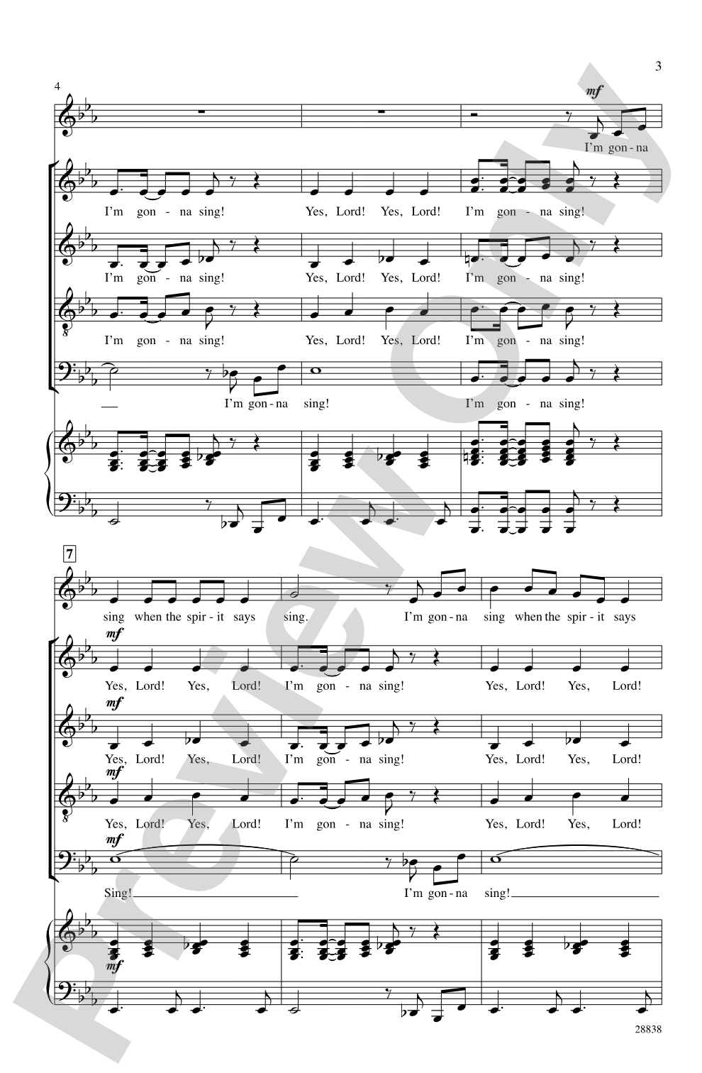Singin' in the Spirit: SATB Choral Octavo