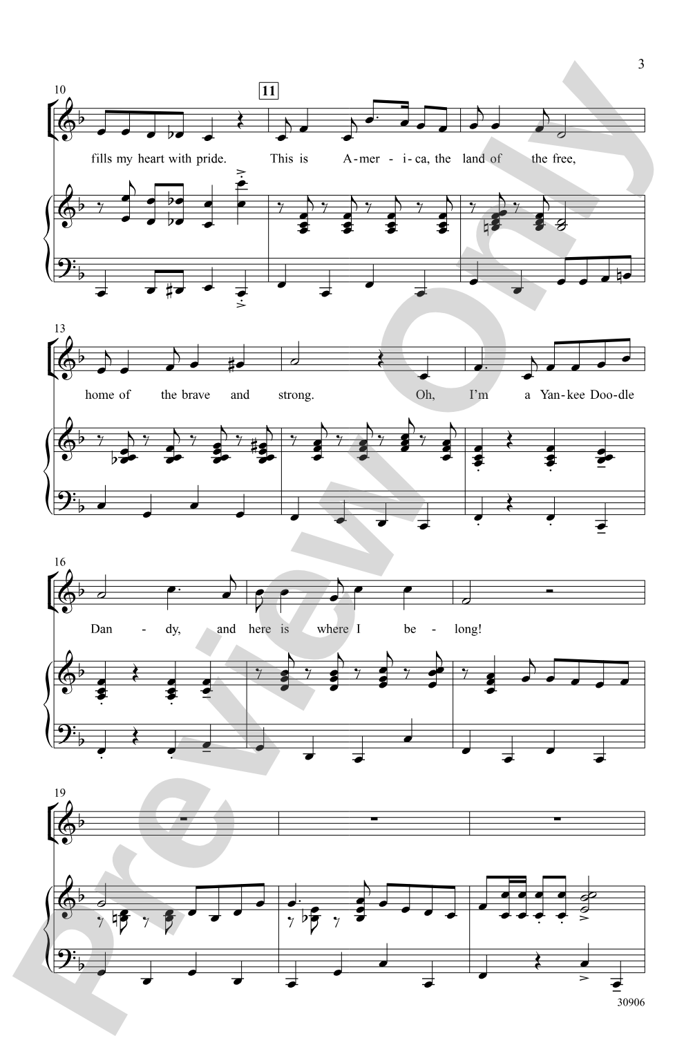Yankee Doodle Song: 2-Part Choral Octavo