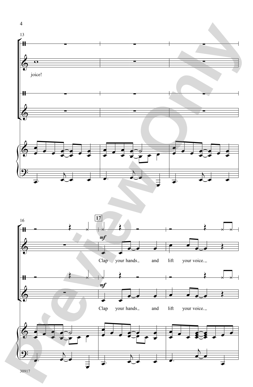Clap Your Hands, Rejoice!: 2-Part Choral Octavo