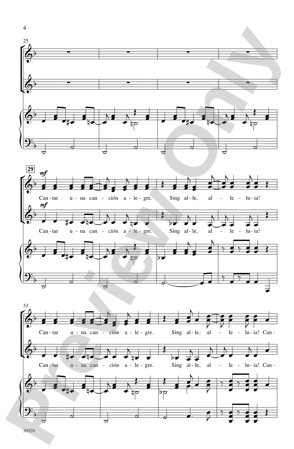 Cantar! (Sing): SSA Choral Octavo