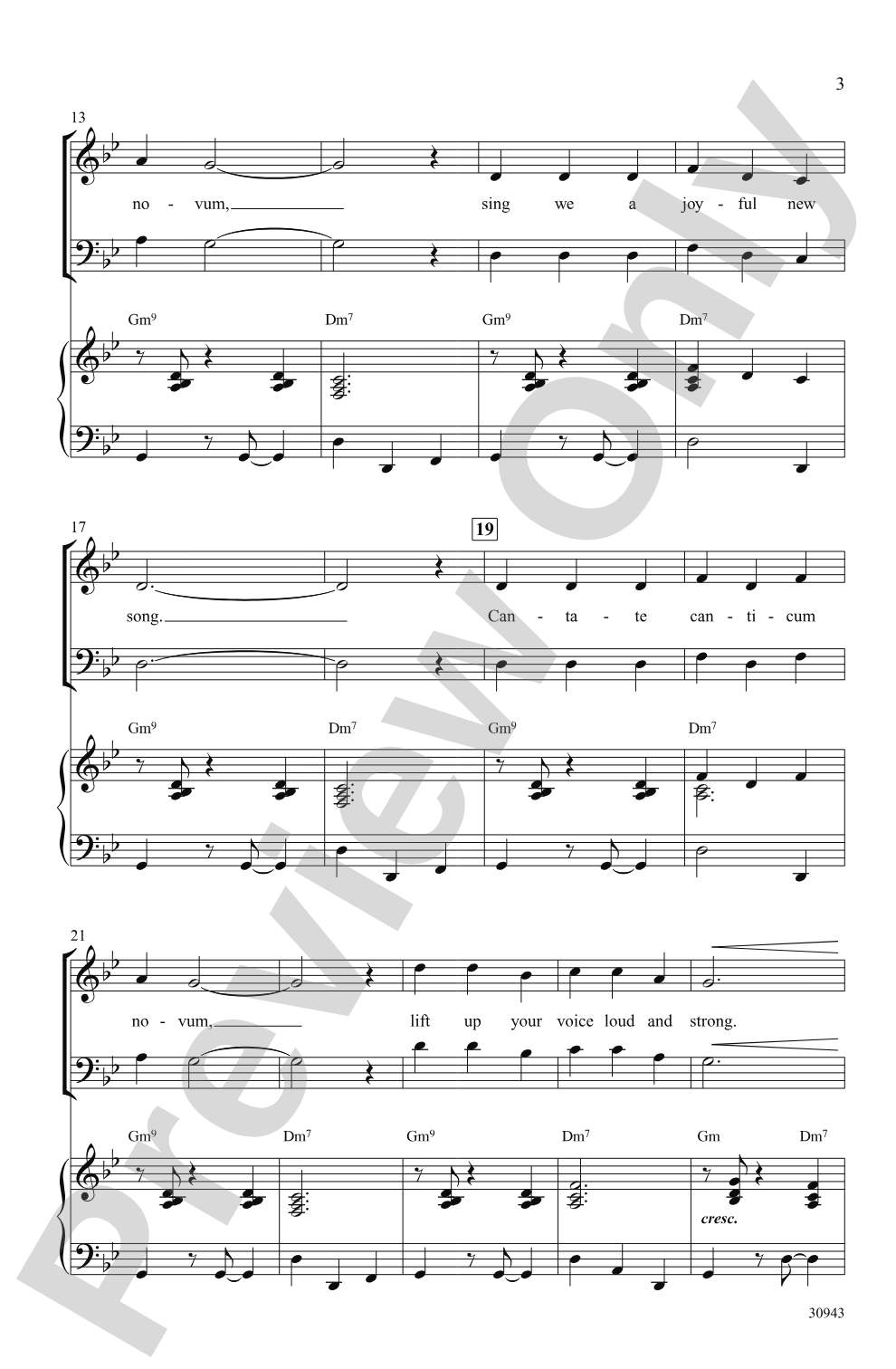 Jazz Cantate: SAB Choral Octavo