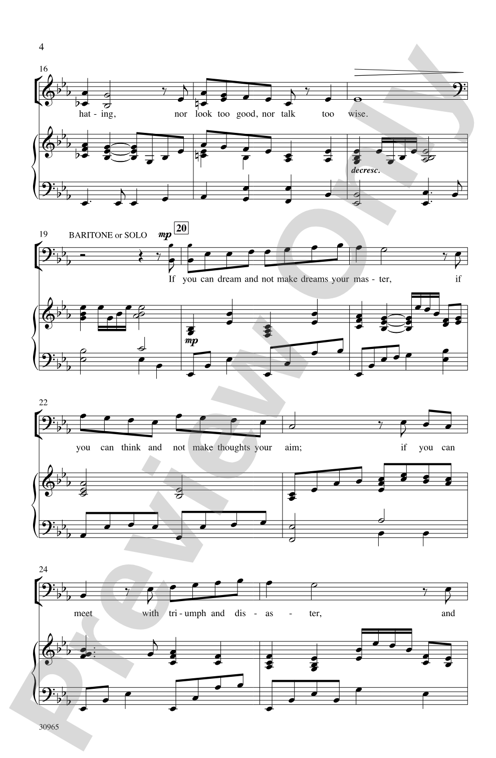If: SAB Choral Octavo