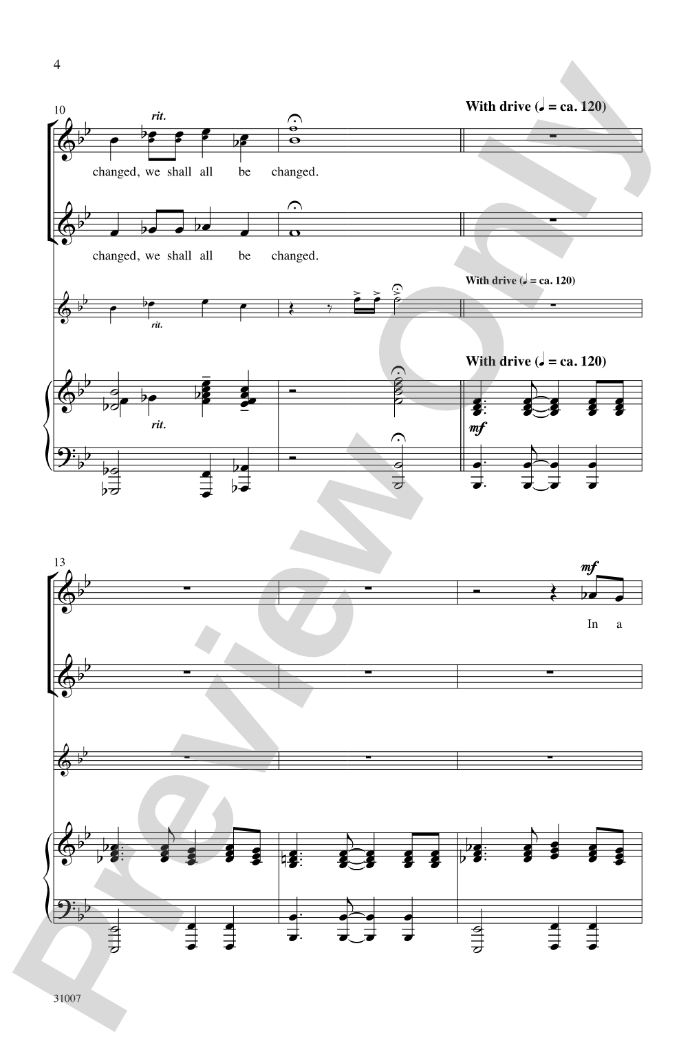 For the Trumpet Shall Sound: 2-Part / SSA Choral Octavo