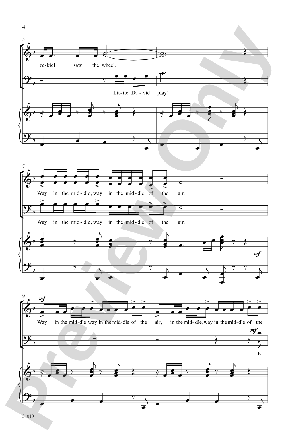 Ezekiel and David: 3-Part Mixed Choral Octavo