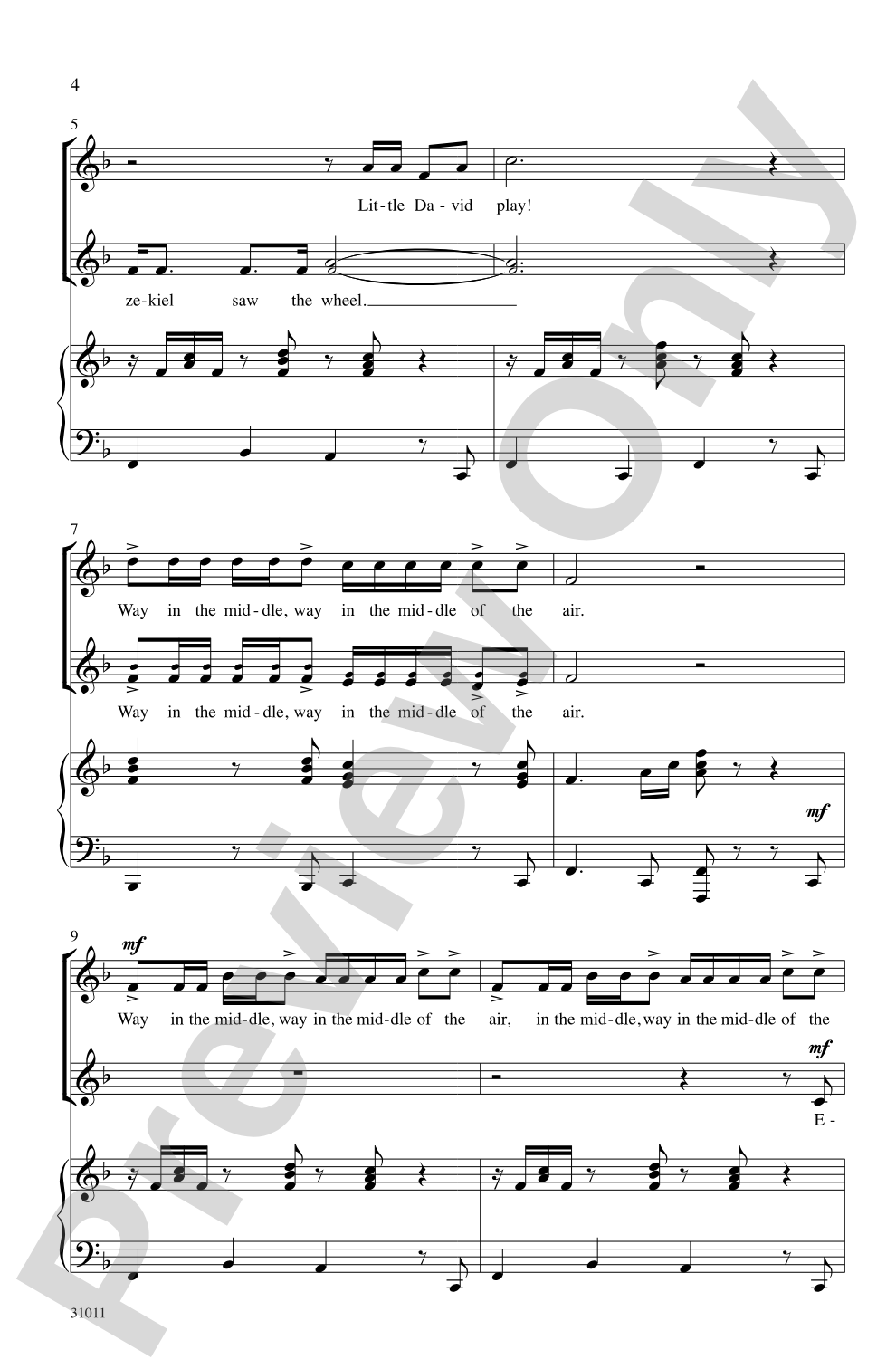 Ezekiel and David: 2-Part Choral Octavo