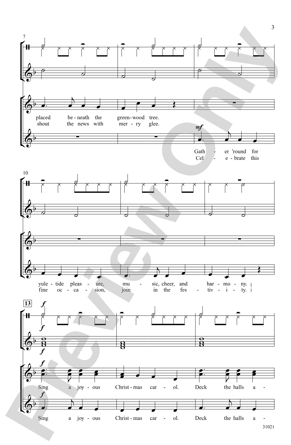 Ring the Bells on Christmas Day: SSA Choral Octavo