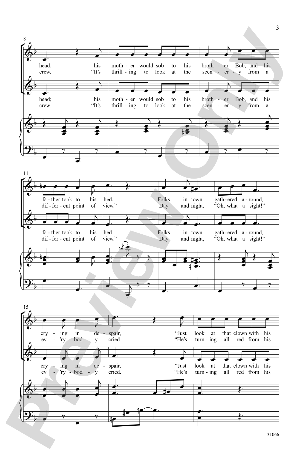 Nathan Nobb: 2-Part Choral Octavo