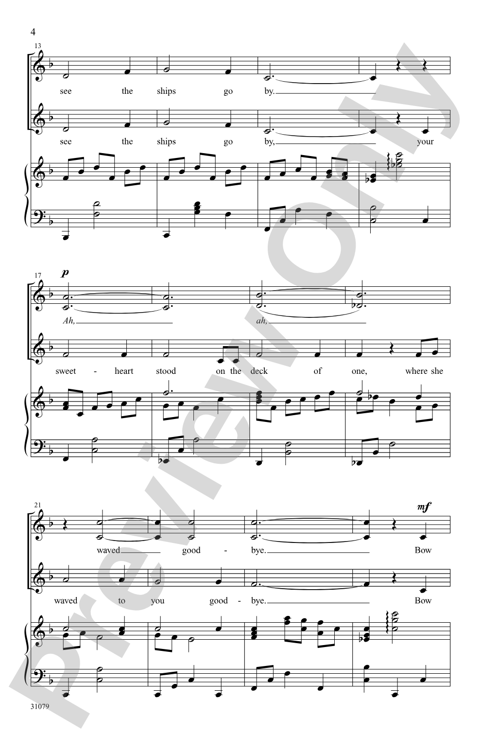 Poor Boy: SSA Choral Octavo