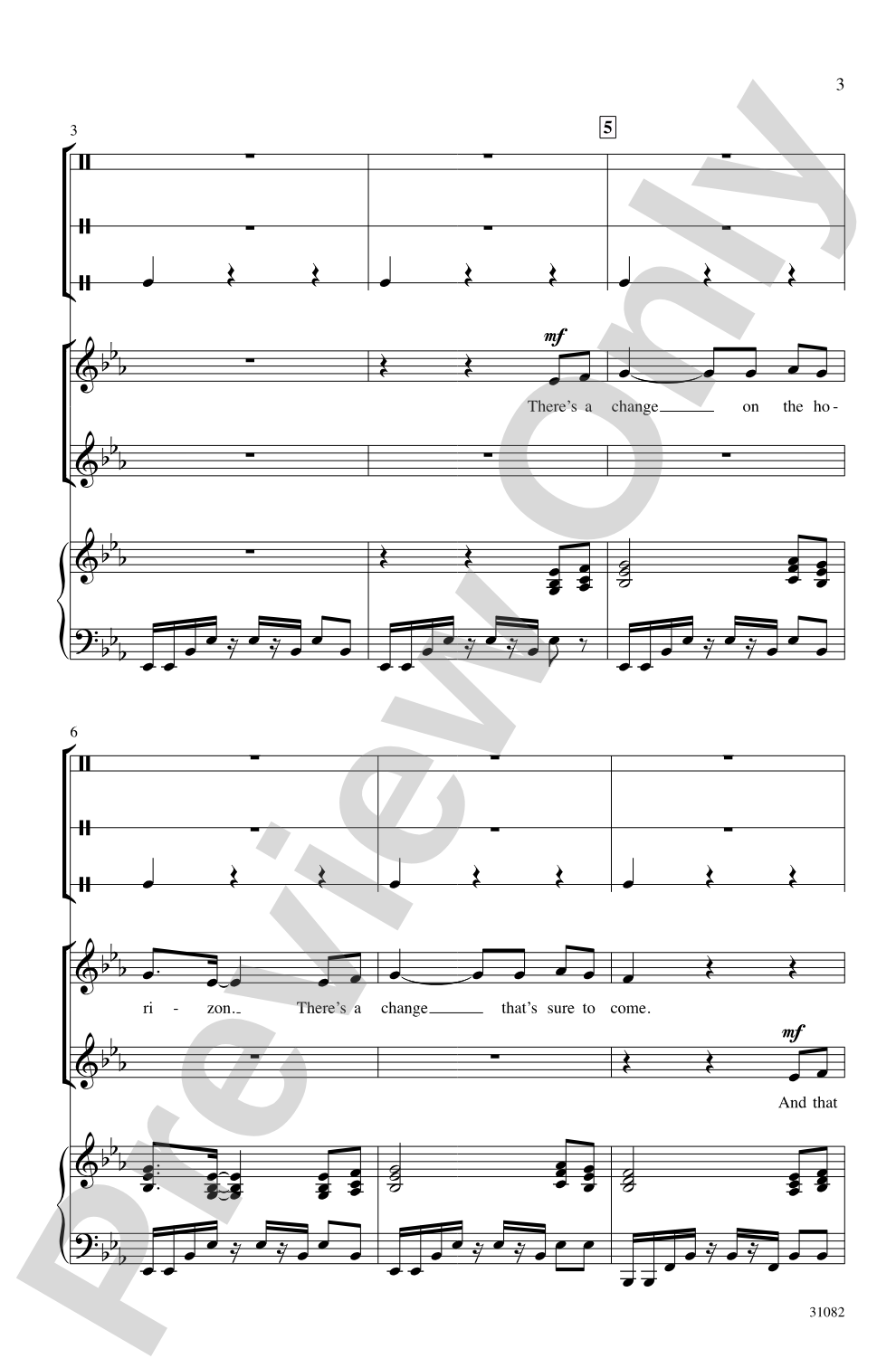 Like the Beat of a Drum: 2-Part Choral Octavo