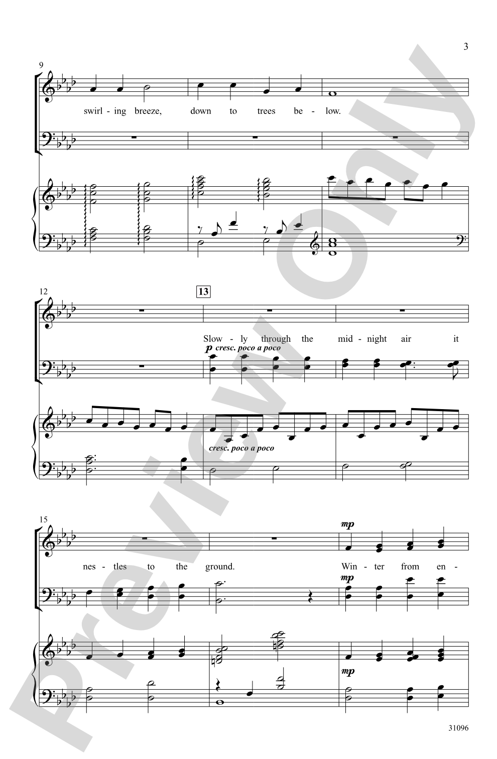 Rise Up, Winter: SATB Choral Octavo